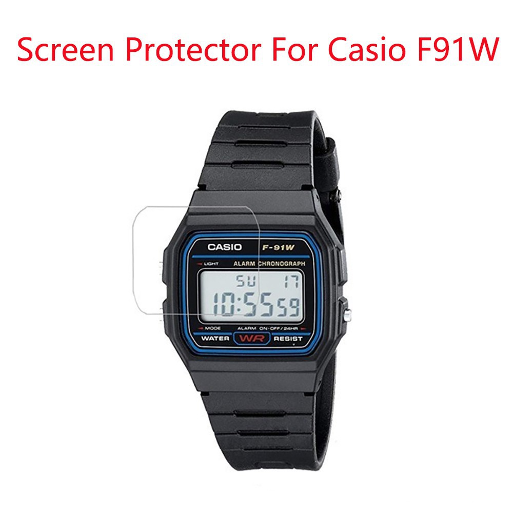 Kính Cường Lực Chống Cháy Nổ Cho Đồng Hồ Casio F-91W F91W