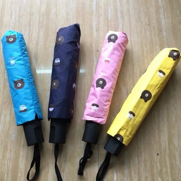 Dù che nắng mưa gấp gọn hình thú, hình gấu siêu xinh