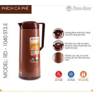 Phích Cafe 1 Lít Rạng Đông _ Model: RD 1040 ST3.E