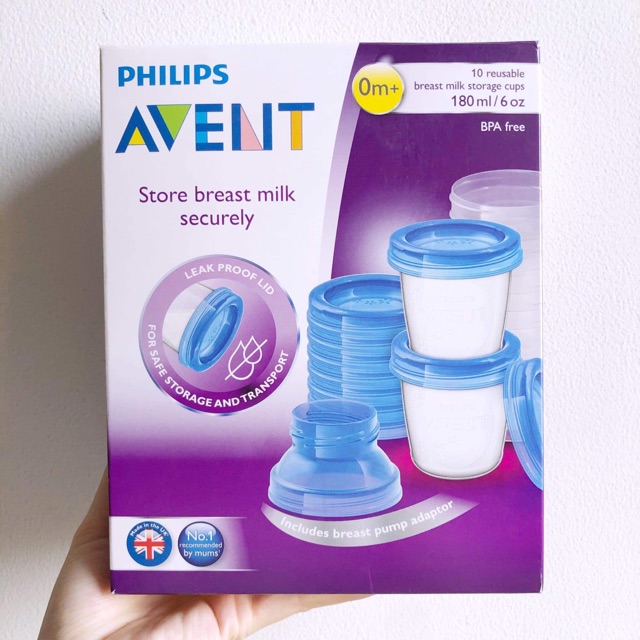 Cốc trữ sữa Avent 180ml