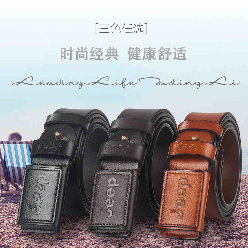 Thắt Lưng Da Bò Không Gây Dị Ứng Chống Dị Ứng Cá Tính Cho Nam