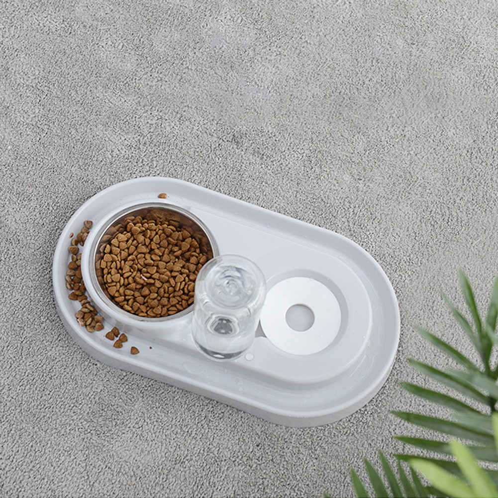 Khay đựng thức ăn cho chó/mèo tự động cung cấp nước