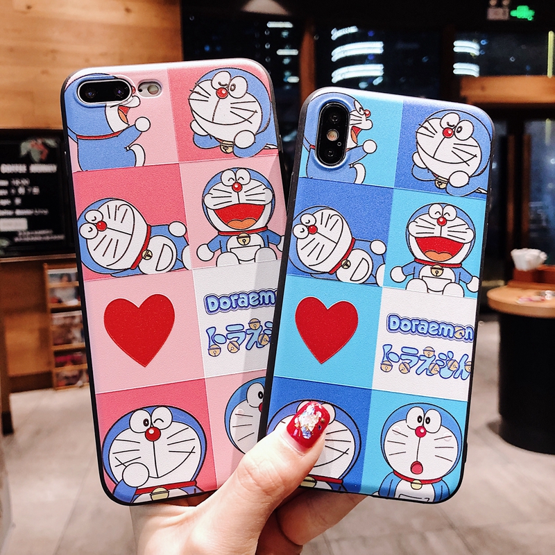 Ốp điện thoại silicone in hình Doraemon cho OPPO A73 A91 Reno 4F 4 3 2 2F R17 Pro F11 Pro F9 F7 F5 F1s K3