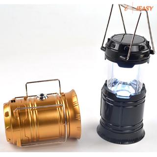 IE❤Solar Power Rechargeable LED Flashlight Camping Tent Light Torch Lamp Lantern