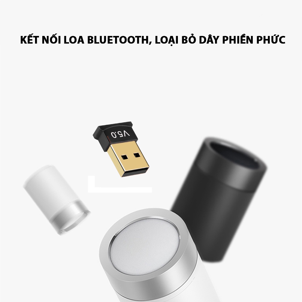 Usb thu phát Bluetooth 5.0 cho pc, loa tp link, thiết bị kết nối biến loa thường thành loa bluetooth