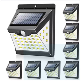 Đèn 40 Led Năng Lượng Mặt Trời Ốp Tường Ba Mặt , Đèn Năng Lượng Tự Động Tắt,Tự Động Sạc Năng Lượng, Tự Động Chiếu Sáng.