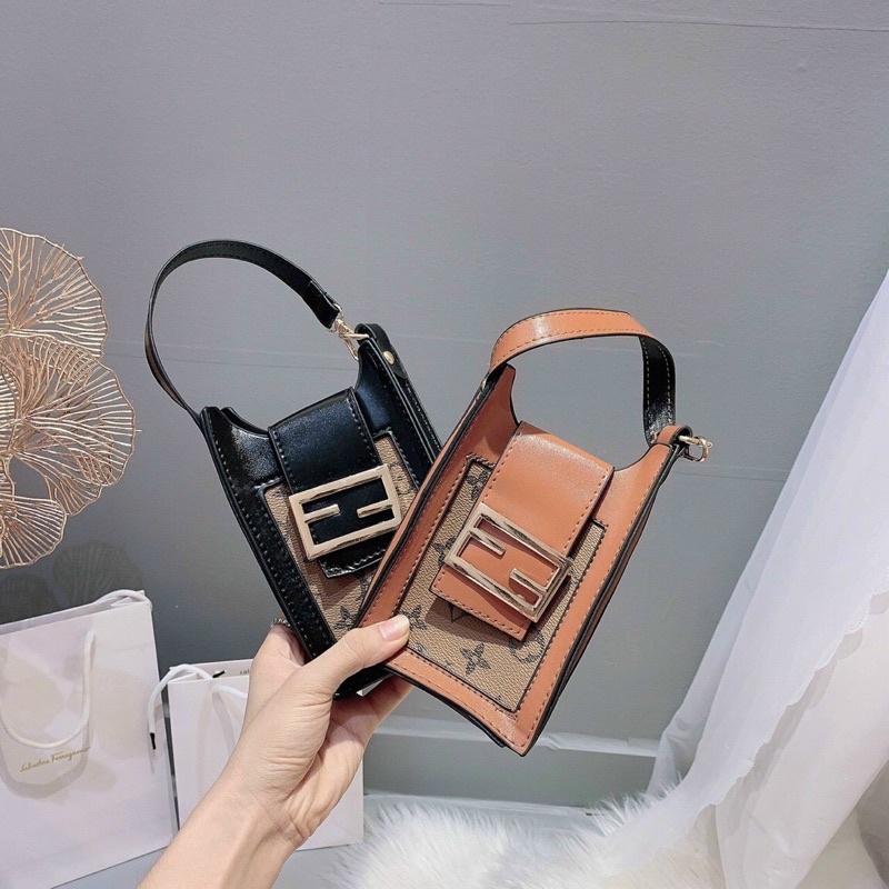 túi xách nữ cầm tay sét 2 món xinh xắn in họa tiết l...v SỈ TOÀN QUỐC