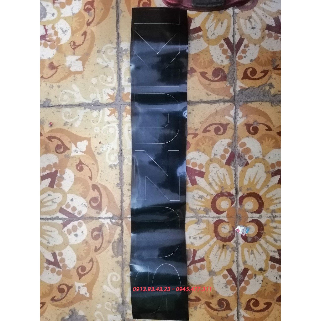 Tem Dán Xe Tải SUZUKI EURO4