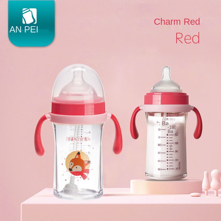 ❧☸Được trang bị bình chân không trẻ em có tay cầm cốc sippy pigeon inox chống rơi cho bé uống sữa PP