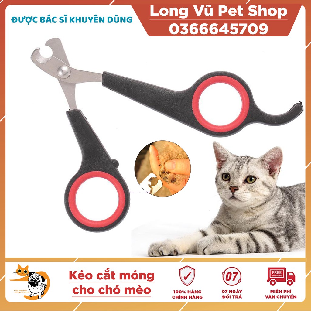 Kéo cắt móng cho chó mèo nhỏ Long Vũ Pet Shop