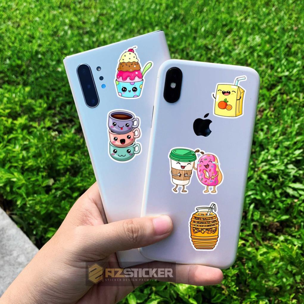 [Set 100+] Sticker Drink - Đồ Uống | Dán Nón Bảo Hiêm, Điện Thoại, Laptop, Bình Nước...Chống Nước, Chống Bay Màu