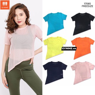 ÁO CROPTOP LƯỚI THỂ THAO GYMME 17085