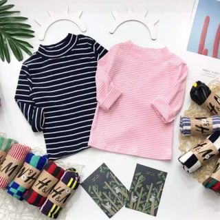 Combo 5 áo Cotton HM dài tay cho bé