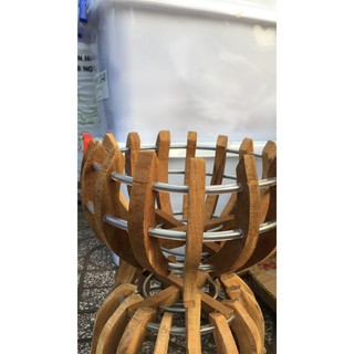 Chậu gỗ nghiến 20 cm 01 cái