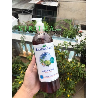 Nước rửa chén bát sinh học Layer Clean chai 300ml