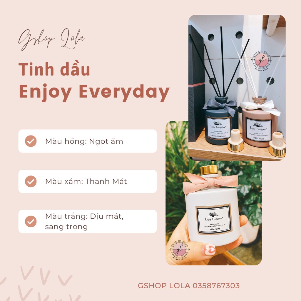 Tinh dầu nước hoa Enjoy Everyday Cao Cấp Perfume Sang Trọng