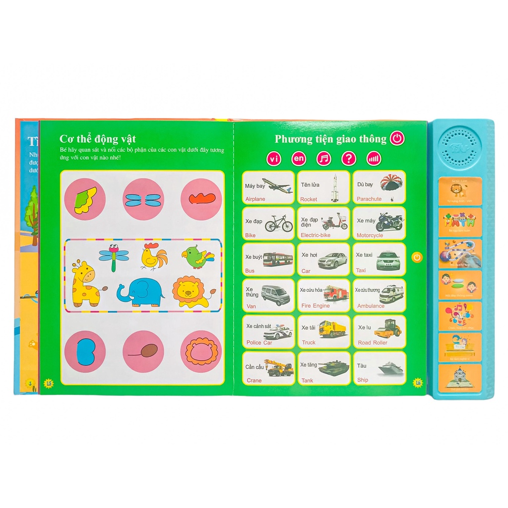 Sách Song Ngữ Anh - Việt Cho Trẻ Em 3+ ( Phiên bản mới 28 trang)