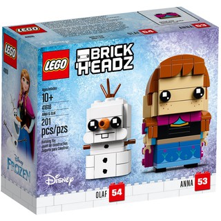[]Hộp xấu[] 41618 Đồ chơi lắp ráp Iego Brickheadz Anna & Olaf