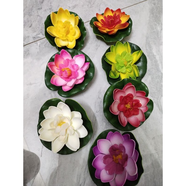 Hoa sen giả , hoa sen thả nước , trang trí bể cá, hồ....