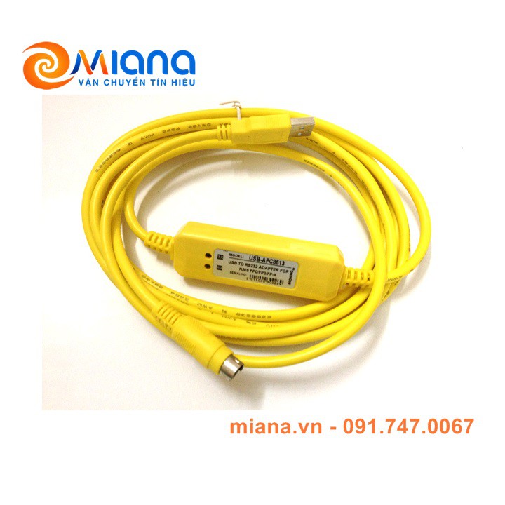 Cáp lập trình Panasonic PLC USB-AFC8513 USB to RS232 Adapter for NAIS FP0/FP2/FP-X | BigBuy360 - bigbuy360.vn