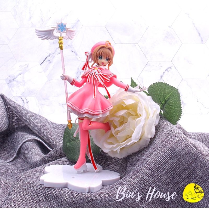 Mô hình nhân vật Sakura trong phim hoạt hình thủ lĩnh thẻ bài cao 15.5cm
