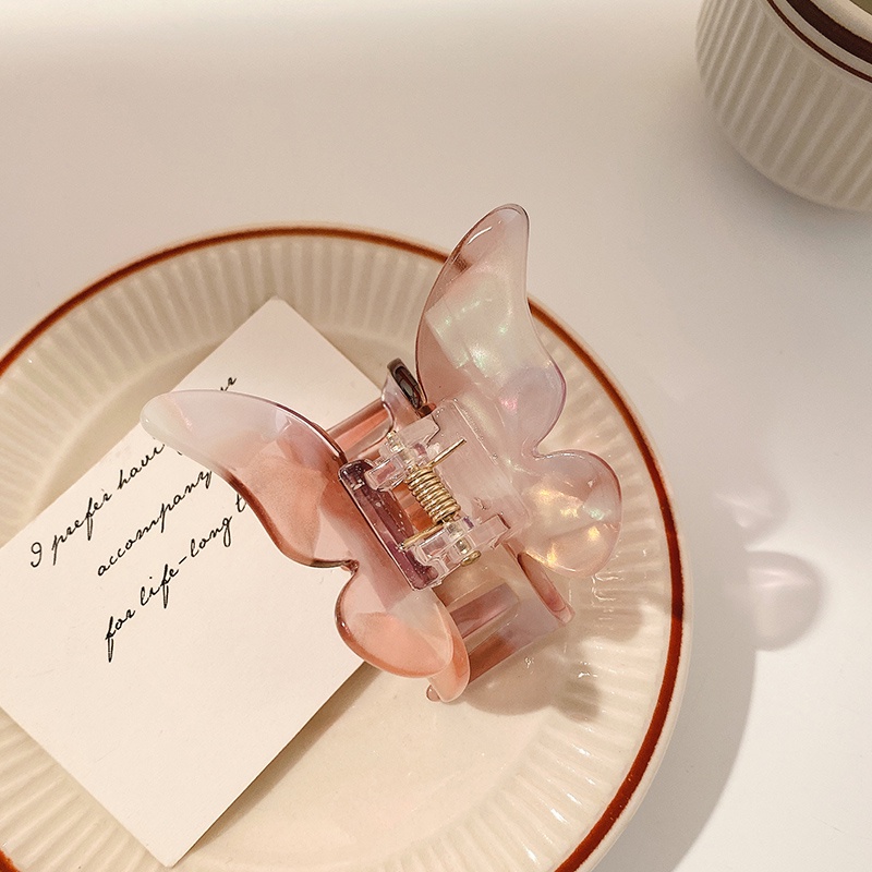 Kẹp Tóc Hình Bướm Chất Liệu Cao Cấp Kiểu Pháp Cổ Điển Thanh Lịch Sang Trọng Phụ Kiện Tóc Nữ