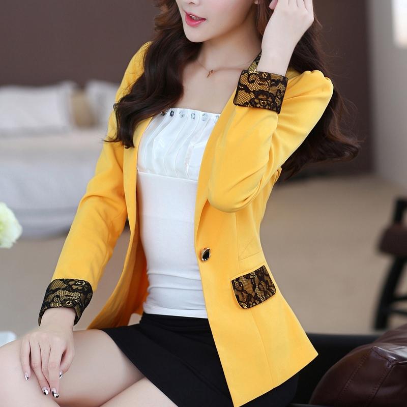 Áo khoác vest tay dài thời trang thanh lịch cho nữ