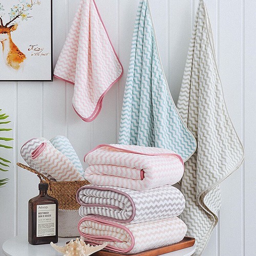 Khăn tắm siêu mềm Hàn Quốc size lớn 70x140cm siêu thấm nước, chất bông lông cừu phù hợp mọi loại da cho cả mẹ và bé 04
