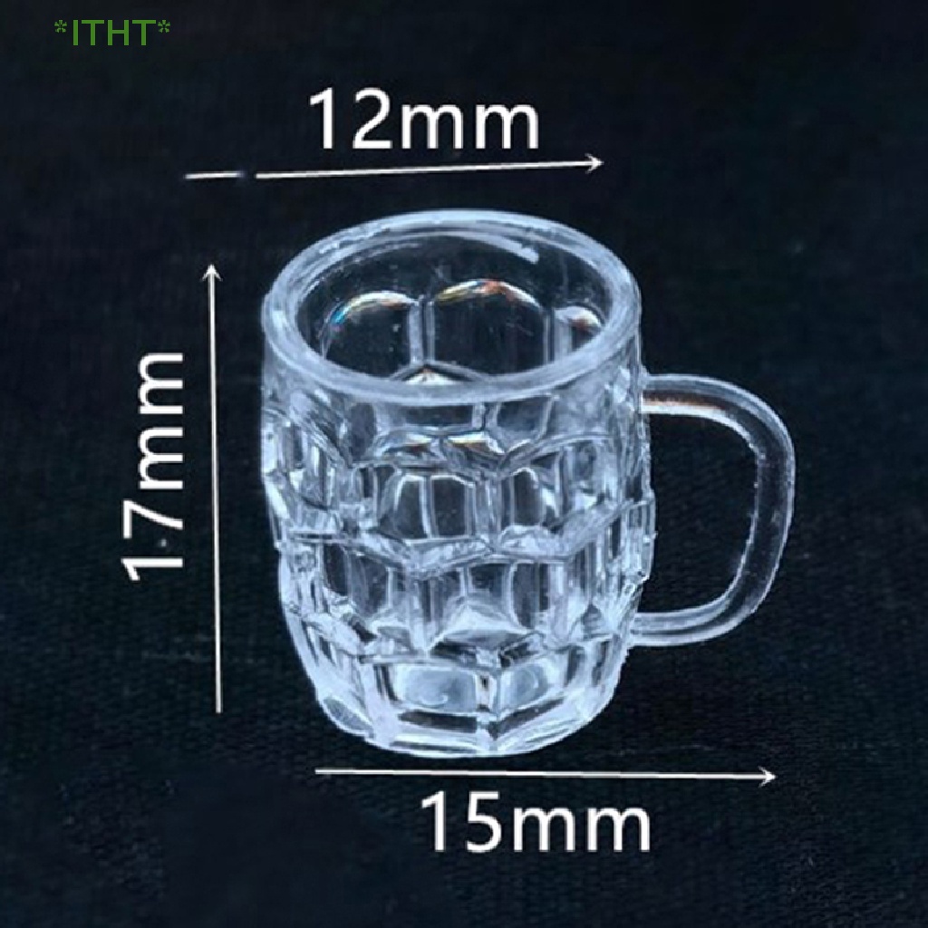 Cốc Bia Mini 1 / 12 Dùng Để Trang Trí Nhà Búp Bê ob11 bjd Mới