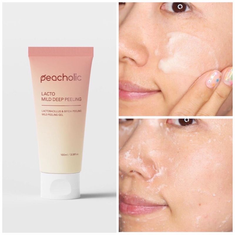 Kỳ da chết từ lợi khuẩn lên men bí đỏ PEACHOLIC đặc biệt tẩy da chết