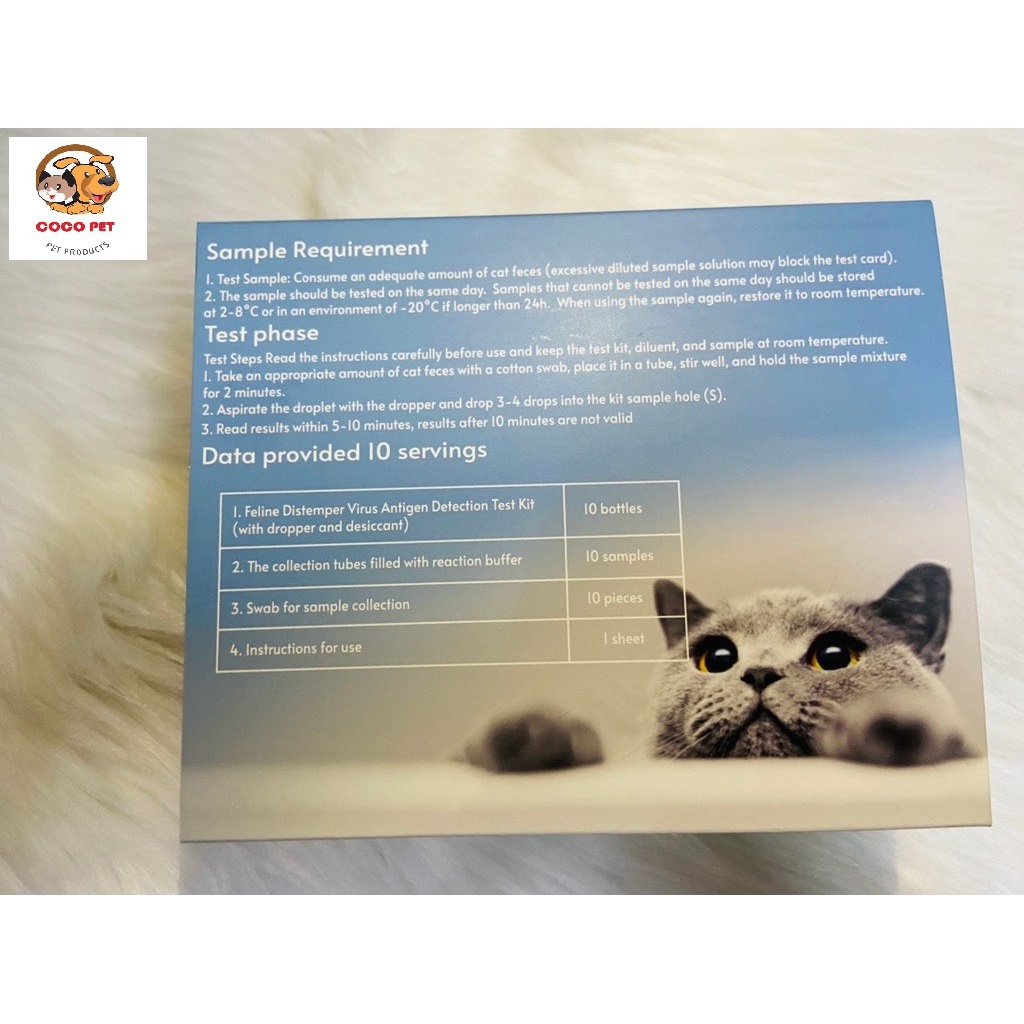 Bộ KIT Que Test Bệnh Parvo Và Care Cho Chó Mèo