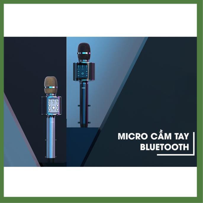 Mic Cầm Tay tích Hợp Giá Đỡ Điện Thoại Loa Bluetooth Remax K 05