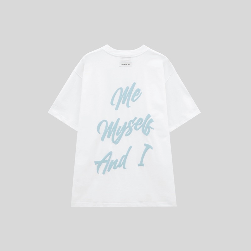 Áo thun Me Mysefl And I - White/Oily Green