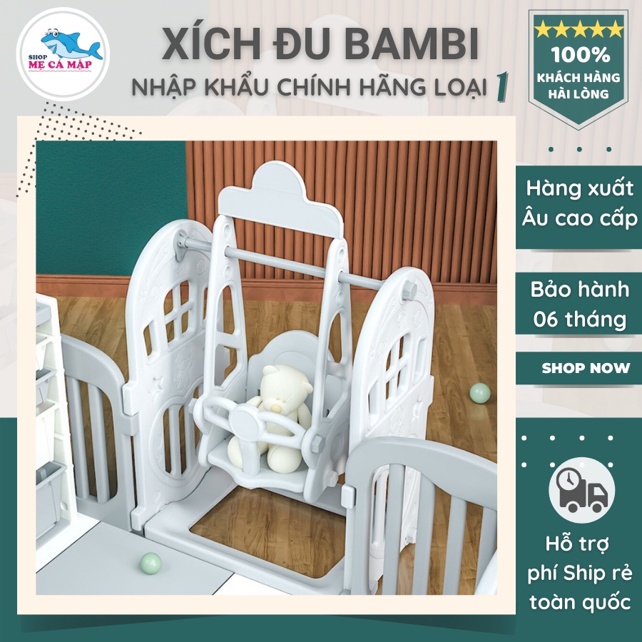 Xích đu bằng Nhựa Bambi Kids chắc chắn