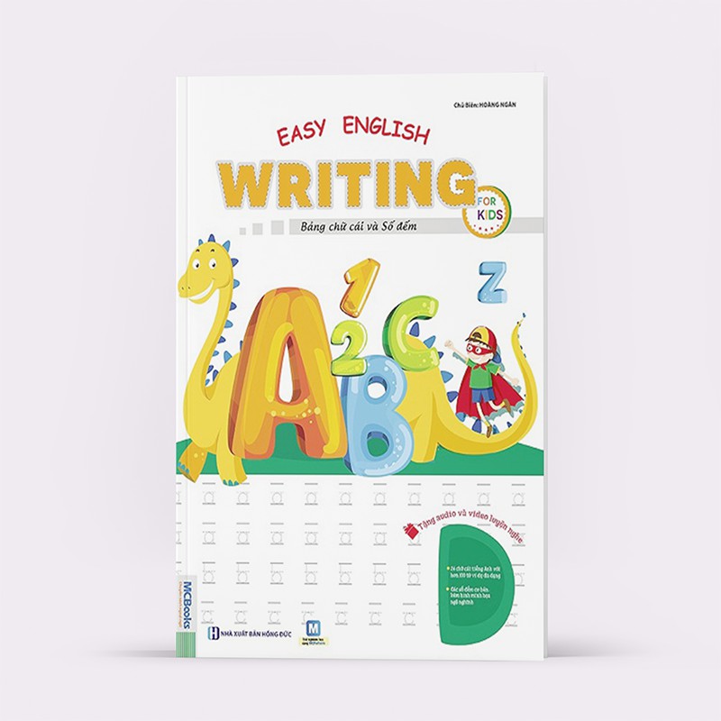 Sách - Easy English Writing For Kids - Bảng Chữ Cái Và Số Đếm Cho Trẻ