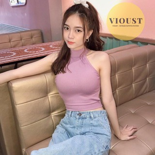 Áo Yếm Cổ Lọ Hở Lưng