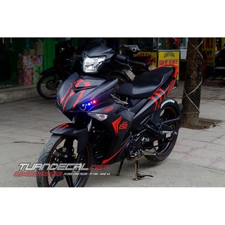 Tem Trùm Exciter 150 Monster Đen đỏ