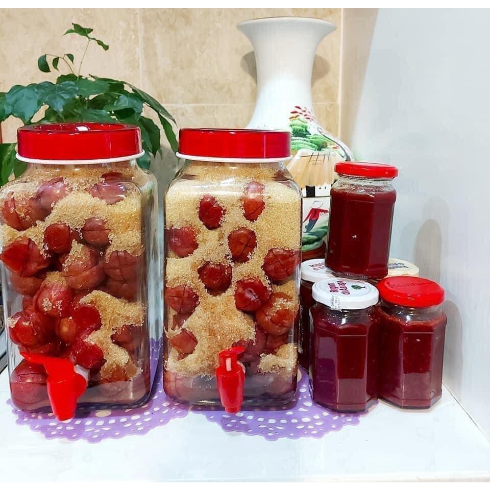 Bình ngâm thủy tinh 3l có vòi