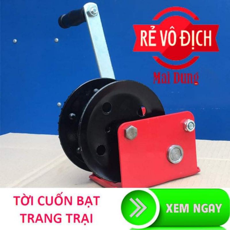 Tời cuốn bạt dành riêng cho trang trại