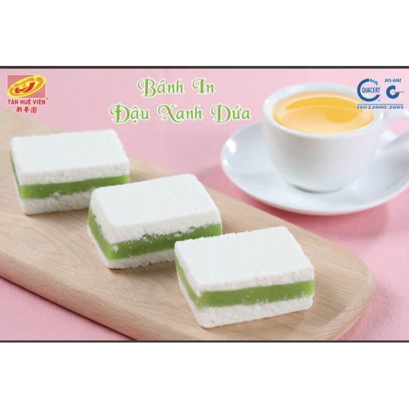 BÁNH IN TÂN HUÊ VIÊN NHÂN ĐẬU XANH, NHÂN DỨA