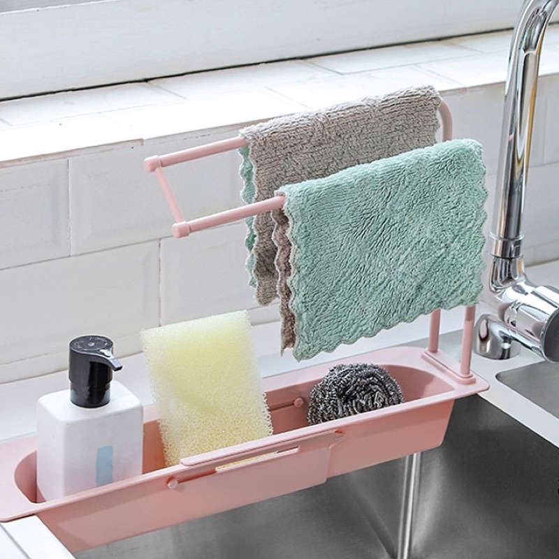 Kệ Gác Bồn Rửa Chén Bát Gấp Gọn Tiện Lợi