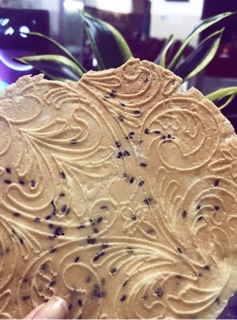 Bánh kẹp dừa nướng