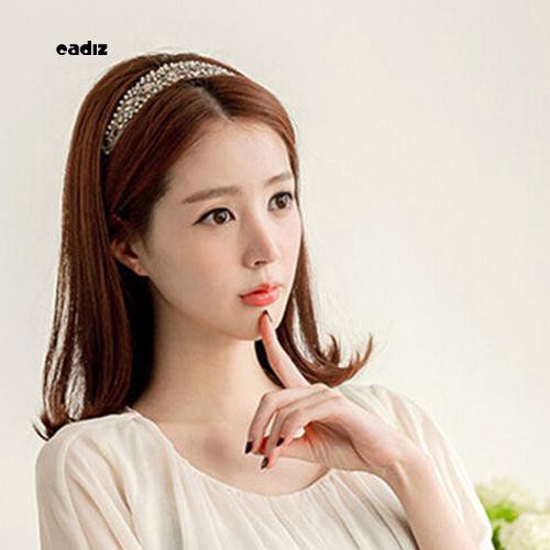 Băng đô len đính hạt trang trí thời trang cho nữ