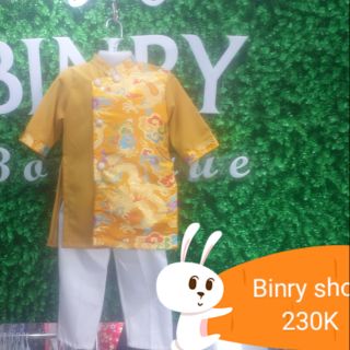 Áo dài cách tân cho bé trai có size lớn 45kg