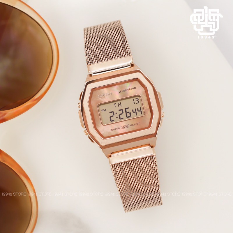 Đồng hồ Nam/Nữ Dây thép CASIO A1000MPG-9EF CHÍNH HÃNG 38mm