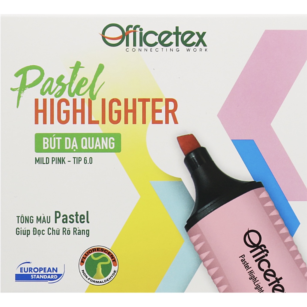 Bút Dạ Quang Màu Pastel BITEX OT-HL0005
