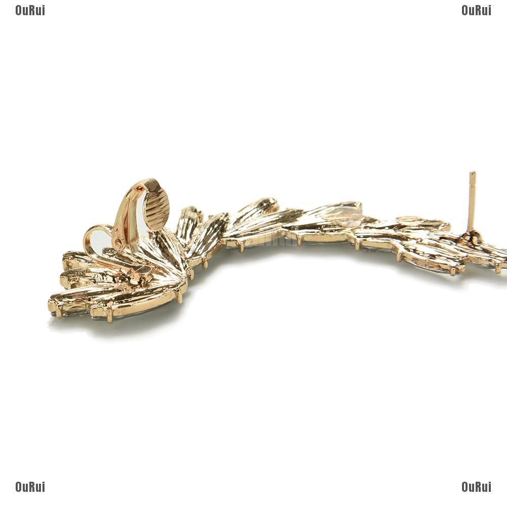 (FCC) Bông Tai Đính Đá Thời Trang Dành Cho Nữ