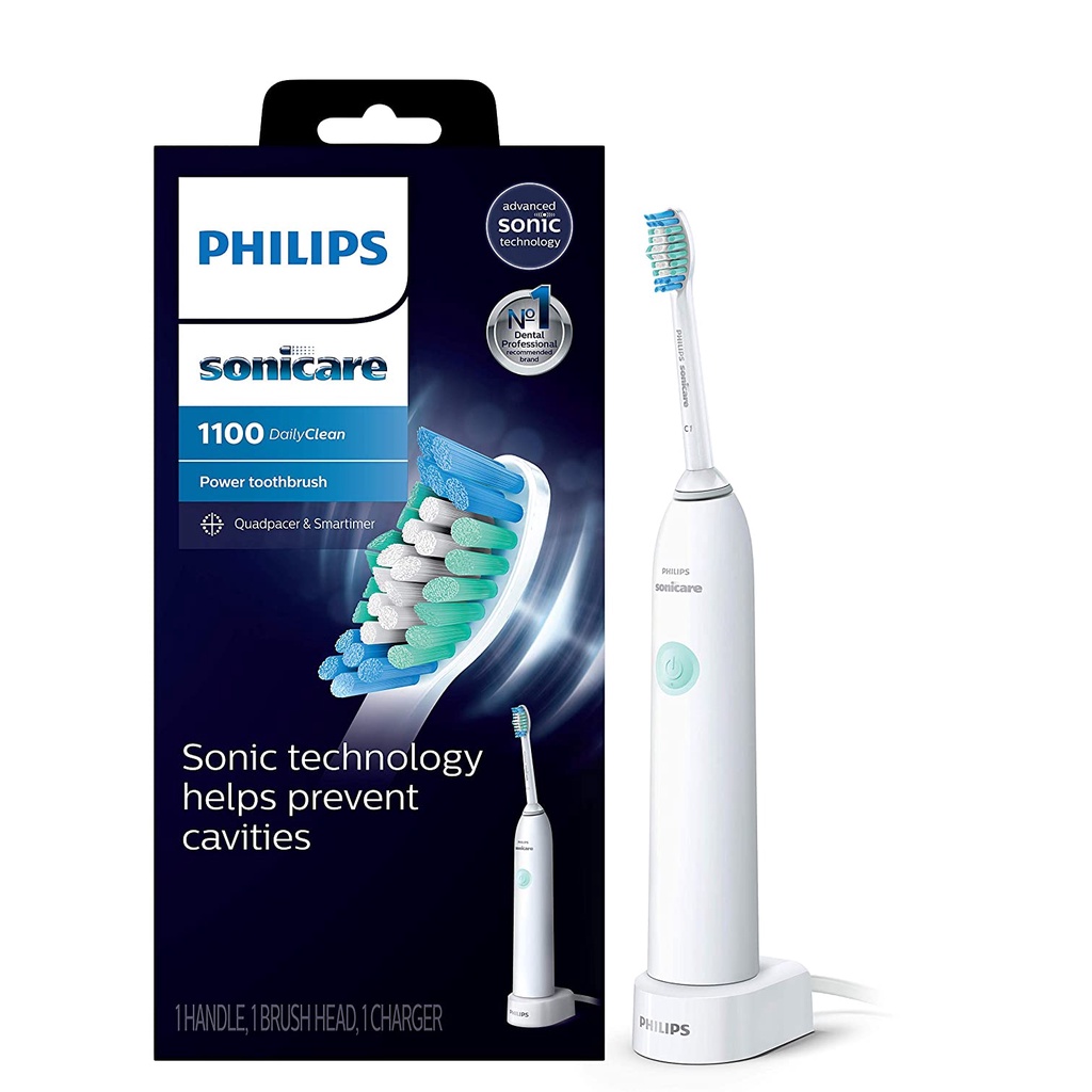 [Hàng Mỹ] Philips 2100, 1100.Bàn chải đánh răng điện từ USA, Philips Sonicare DailyClean