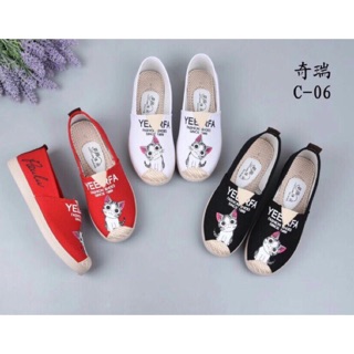 Giầy lười nữ hình mèo cao cấp