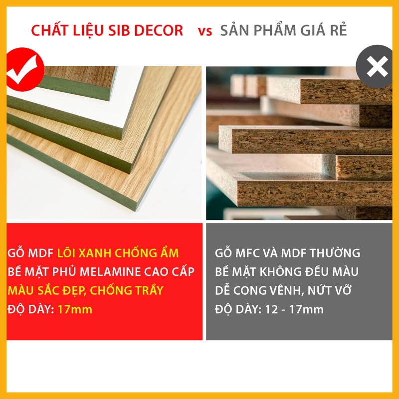 Kệ Gỗ Trang Trí Treo Tường Hình Chữ Nhật Nhỏ Gọn Không Cần Khoan Màu Sắc Đa Dạng Tặng Kèm Phụ Kiện Đầy Đủ (KT53)